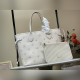 頂級原單複刻獨家實拍 [Neverfull MM 中號手袋] M45685 M14285 奶油杏色(提花)